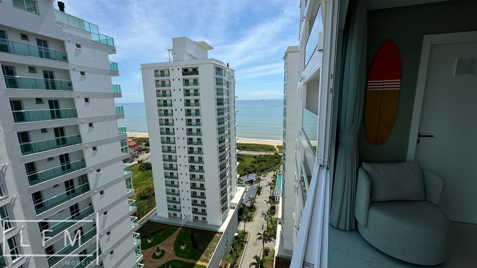 Apartamento frente mar finamente mobiliado Al Mare Beach Front