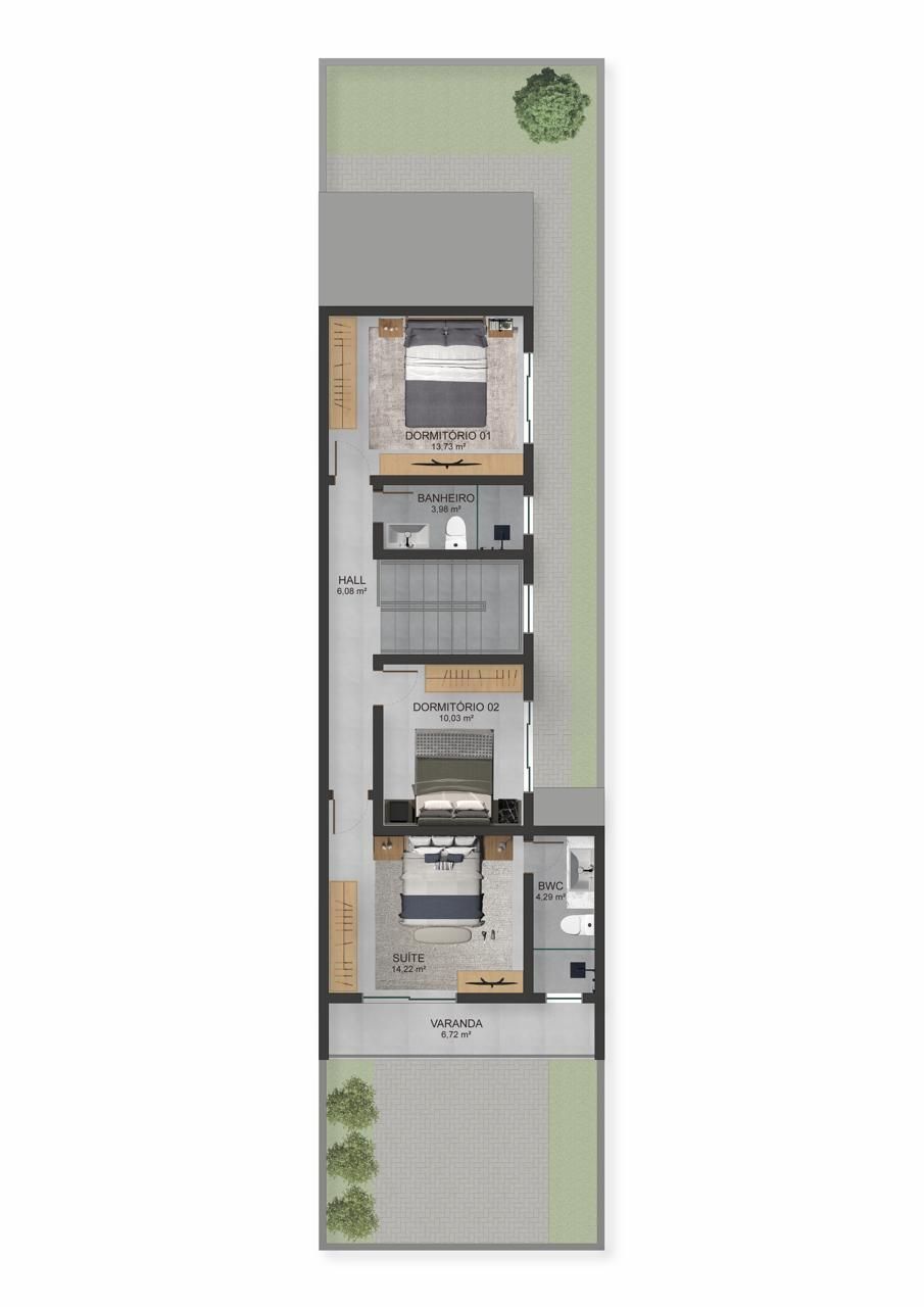 Sobrado, 3 quartos, 126 m² - Foto 6