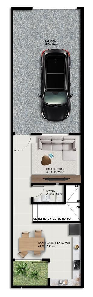 Sobrado, 2 quartos, 71 m² - Foto 3