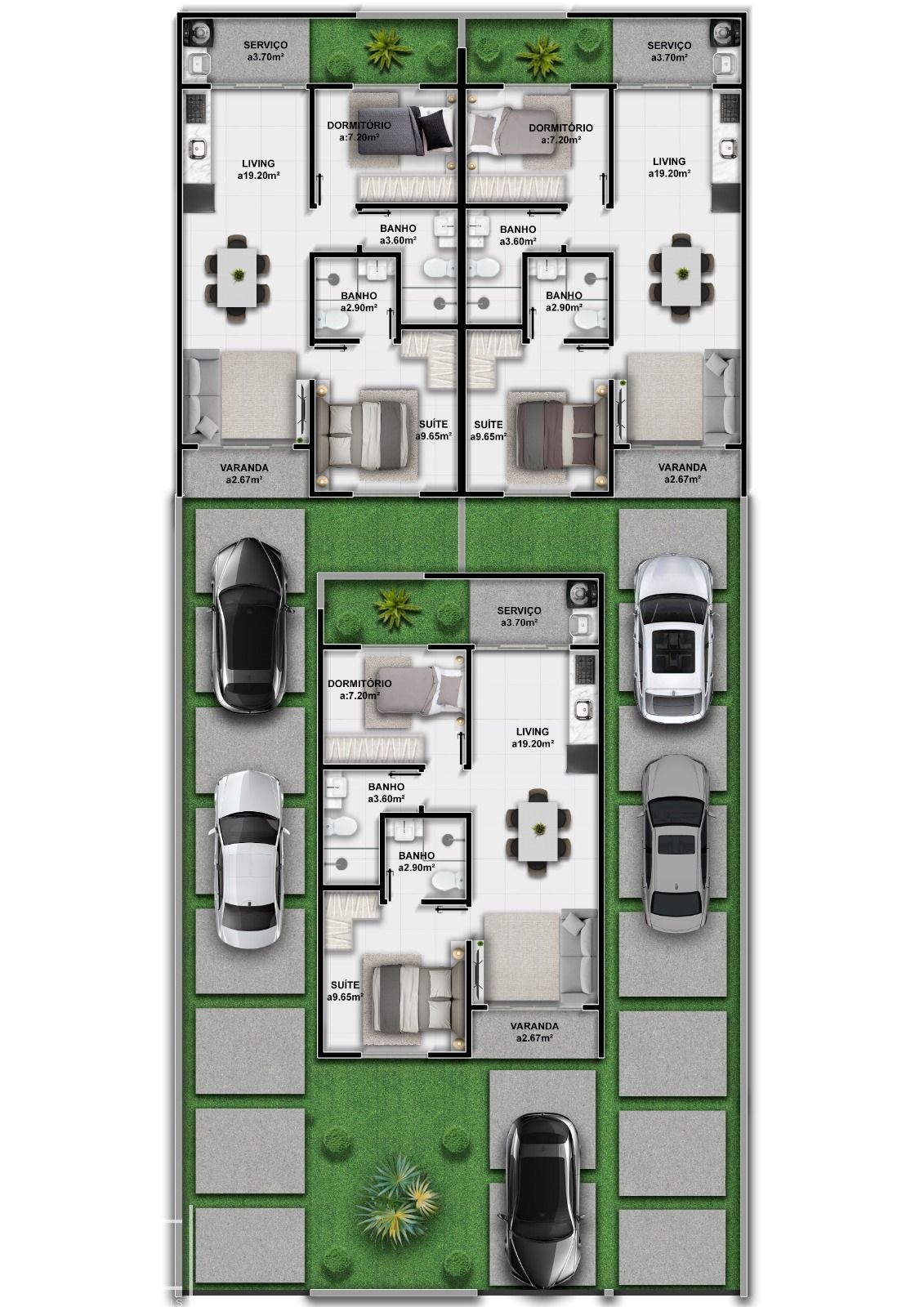 Casa, 2 quartos, 65 m² - Foto 3