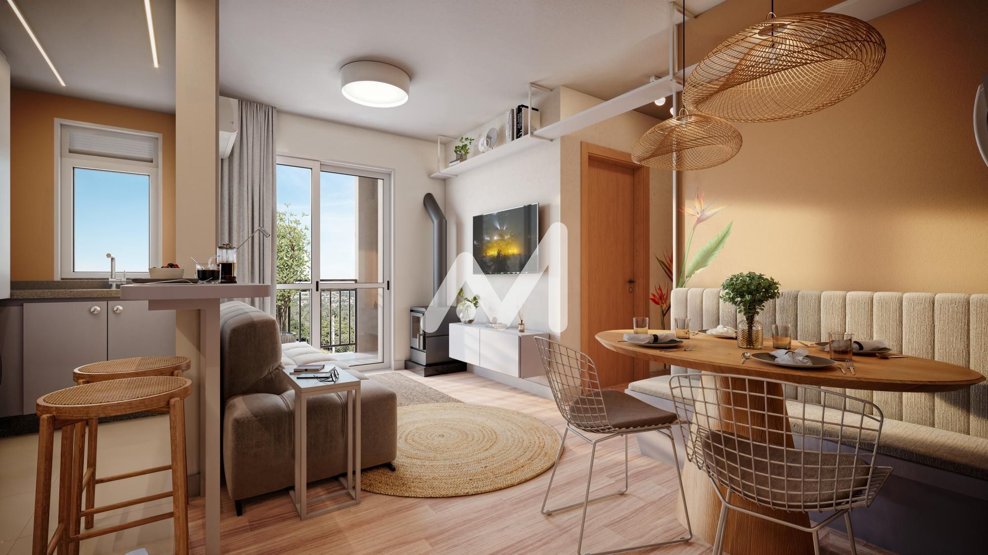 Apartamento com 49m² e 2 dormitórios no bairro Moinhos em Lajeado para Comprar