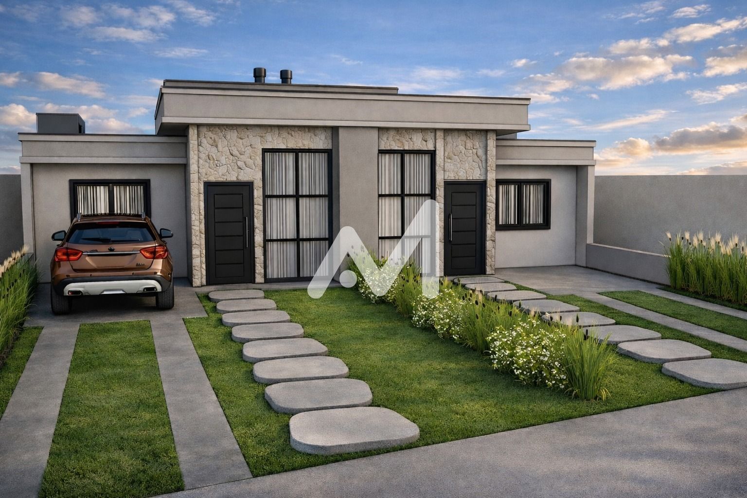 Geminado com 64m² e 2 dormitórios no bairro Floresta em Lajeado para Comprar