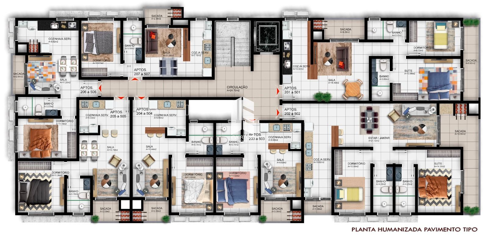 Apartamento de 2 quartos, 99m² no bairro Camobi, em Santa Maria | Eu Corretor