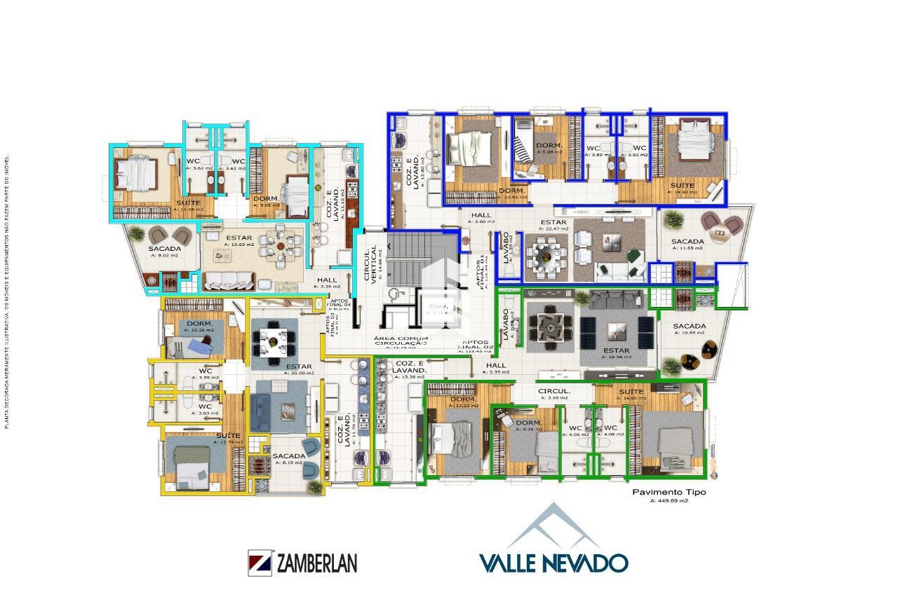 Apartamento 1 dormitórios à venda nossa senhora de lourdes s