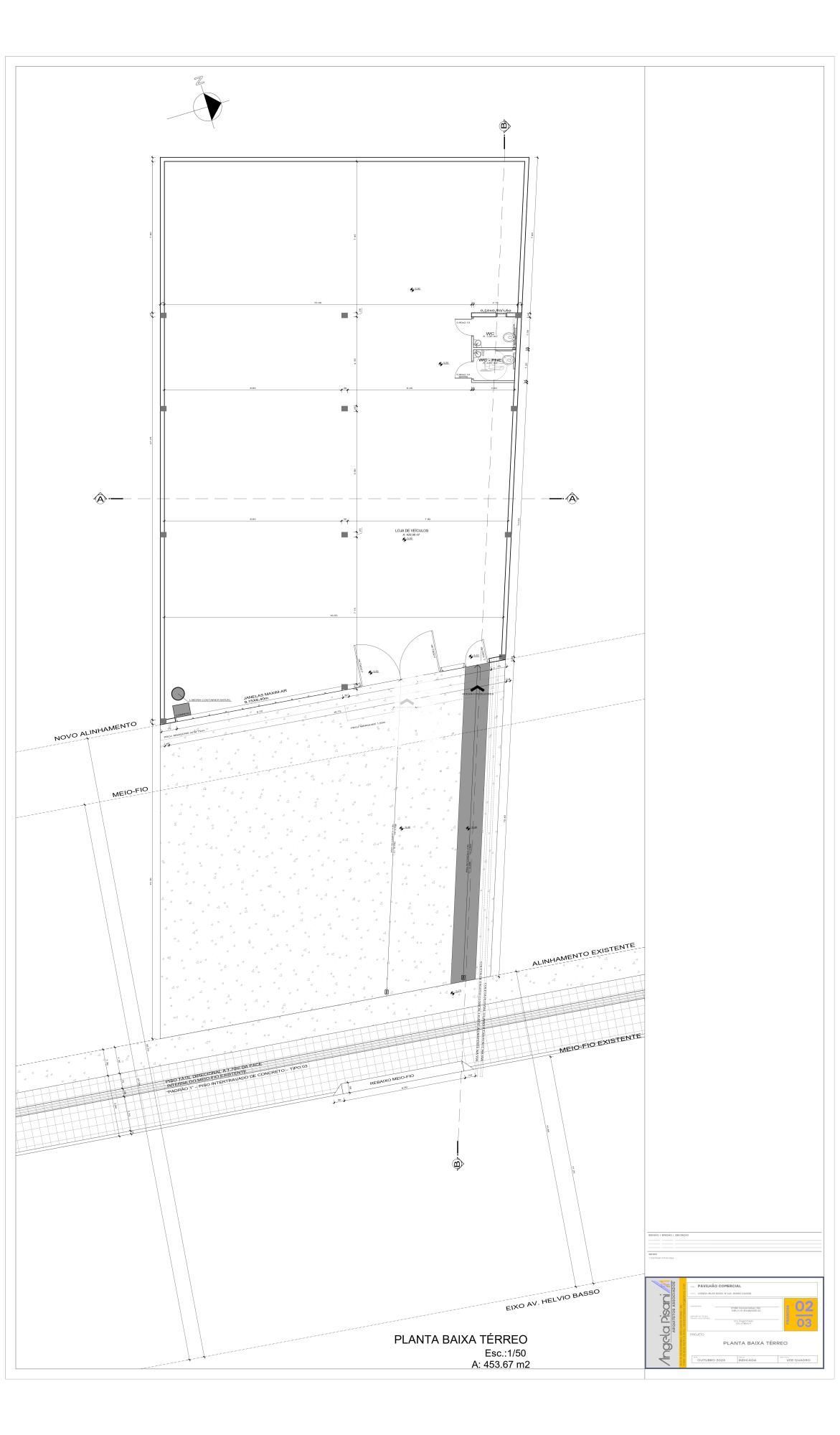 Galpão / Depósito / Armazém de 1 quarto, 453m² no bairro Nossa Senhora Medianeira, em Santa Maria | Eu Corretor