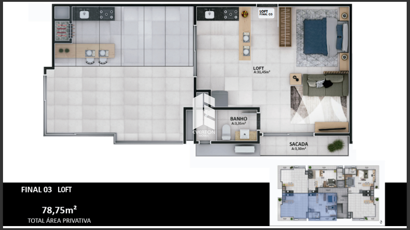 Studio 1 dormitórios à venda boi morto santa maria/rs - foto 15