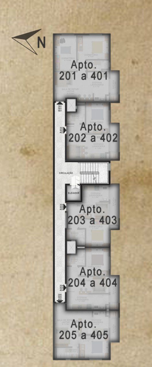 Apartamento de 1 quarto, 39m² no bairro Centro, em Santa Maria | Eu Corretor