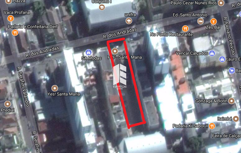 Lote/Terreno de 1008m² no bairro Centro, em Santa Maria | Eu Corretor