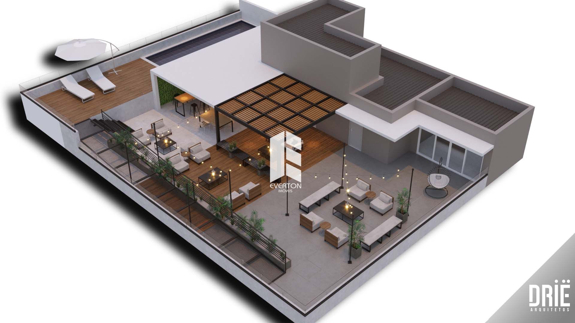 Studio de 1 quarto, 34m² no bairro Camobi, em Santa Maria | Eu Corretor