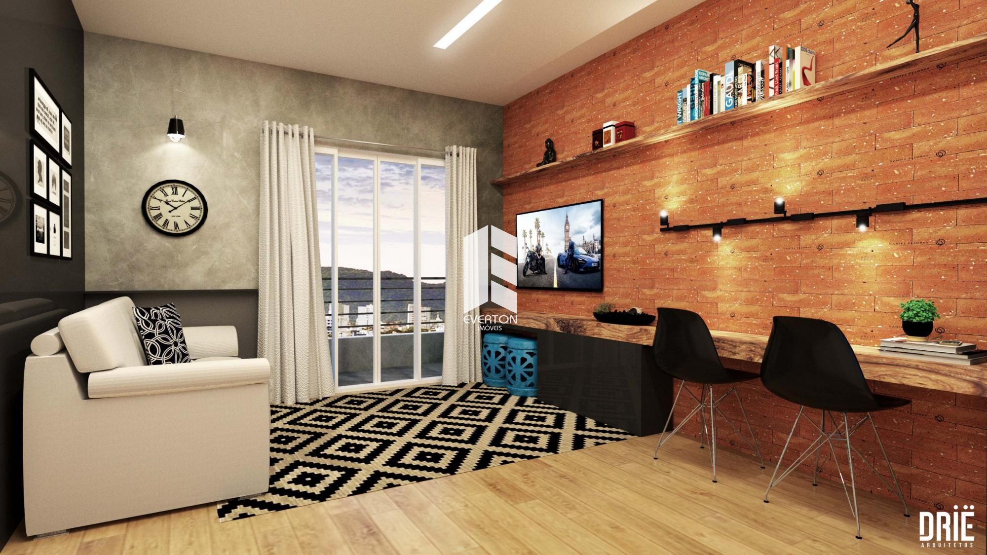Studio de 1 quarto, 34m² no bairro Camobi, em Santa Maria | Eu Corretor