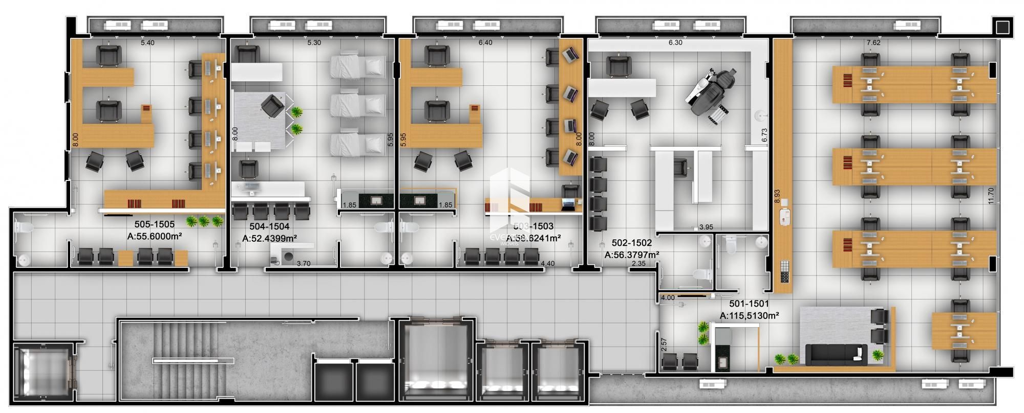 Sala Comercial de 10 quartos, 338m² no bairro Centro, em Santa Maria | Eu Corretor