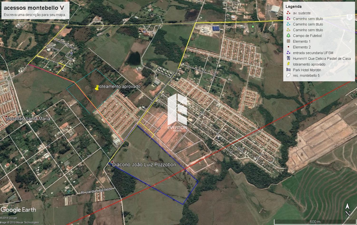 Apartamento de 2 quartos, 50m² no bairro Diácono João Luiz Pozzobon, em Santa Maria | Eu Corretor