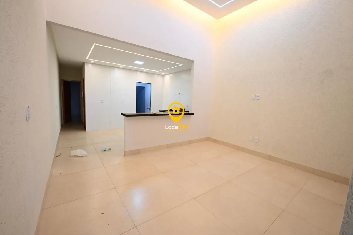 Aluga - casa 2 quartos - residencial santa fe - goiania - go