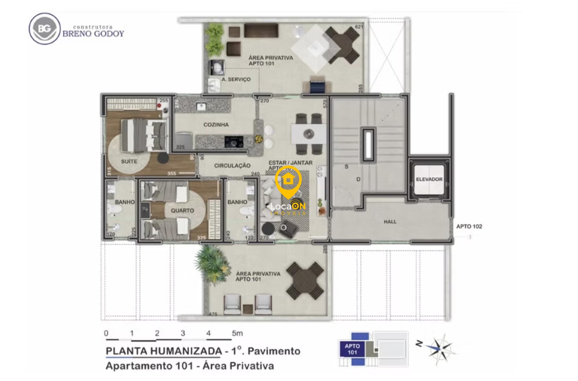 Apartamento à venda com 2 quartos, 54m² - Foto 4
