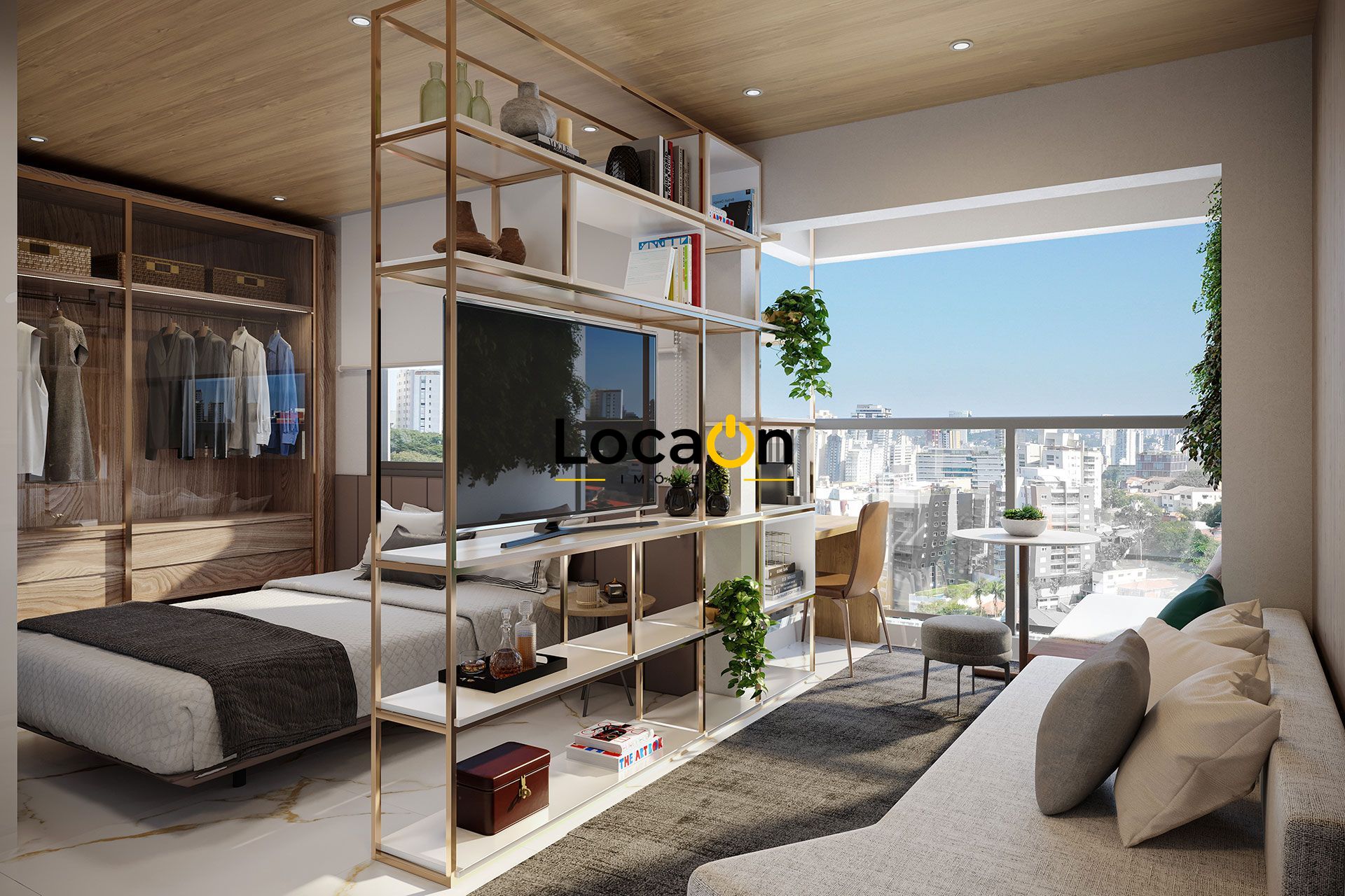 ALUGA - Apartamento 1 Dormitório Mobiliado no Bairro Jardins - São Paulo SP