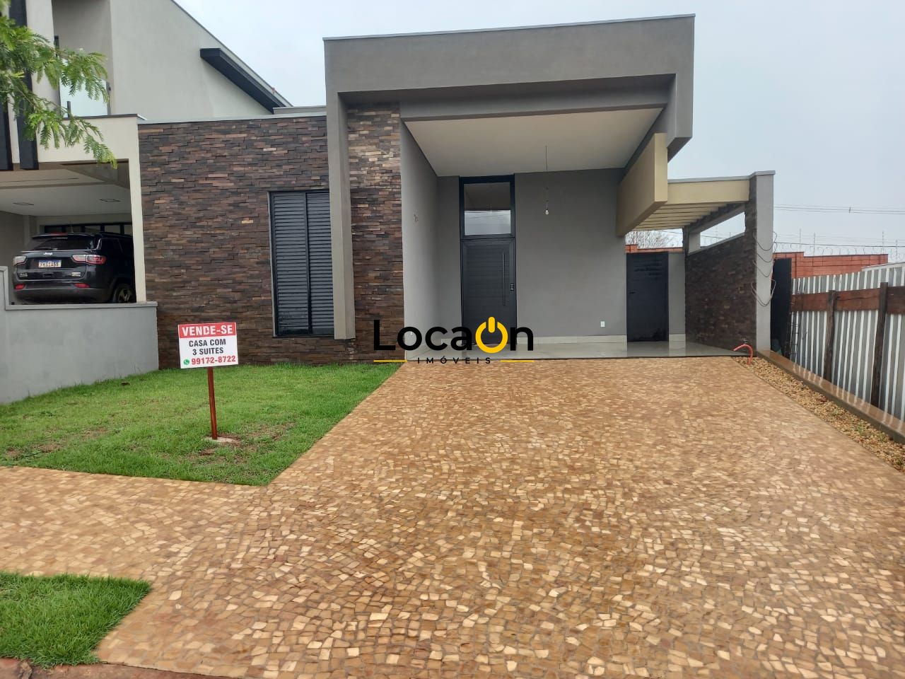 VENDE - Casa em condomíneo fechado - 3 siotes - Bonfim Paulista - 258m²