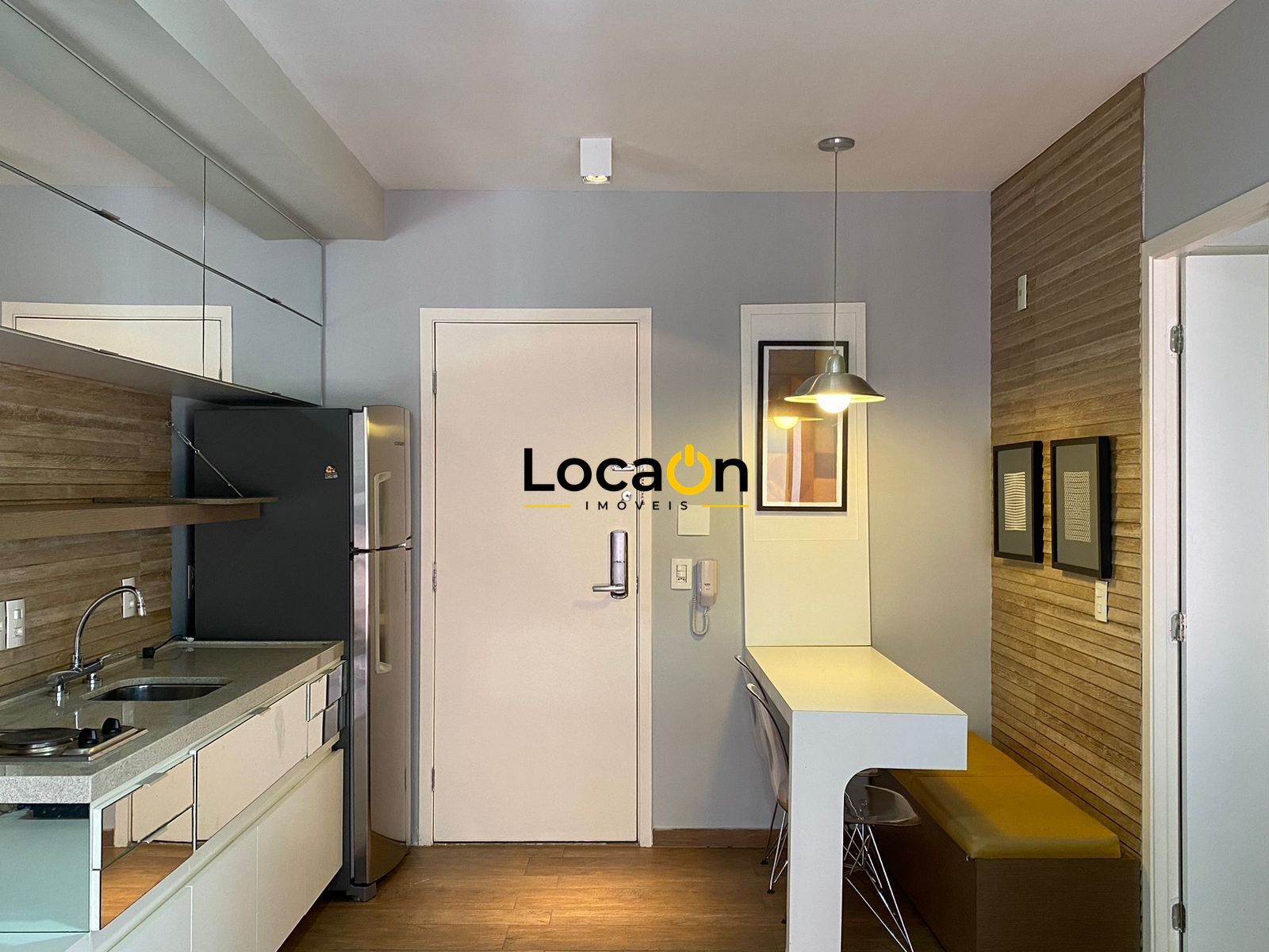 Apartamento Mobiliado 1 dormitorio no Bairro Republica