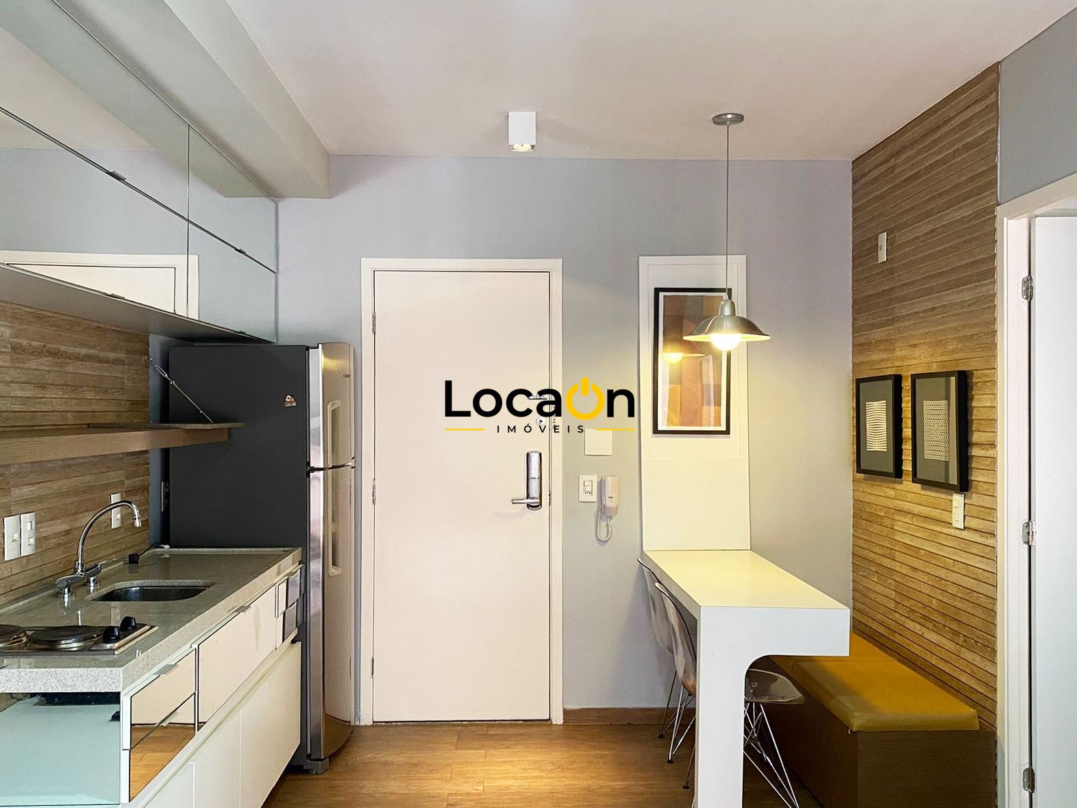 Apartamento Mobiliado 1 dormitorio no Bairro Republica