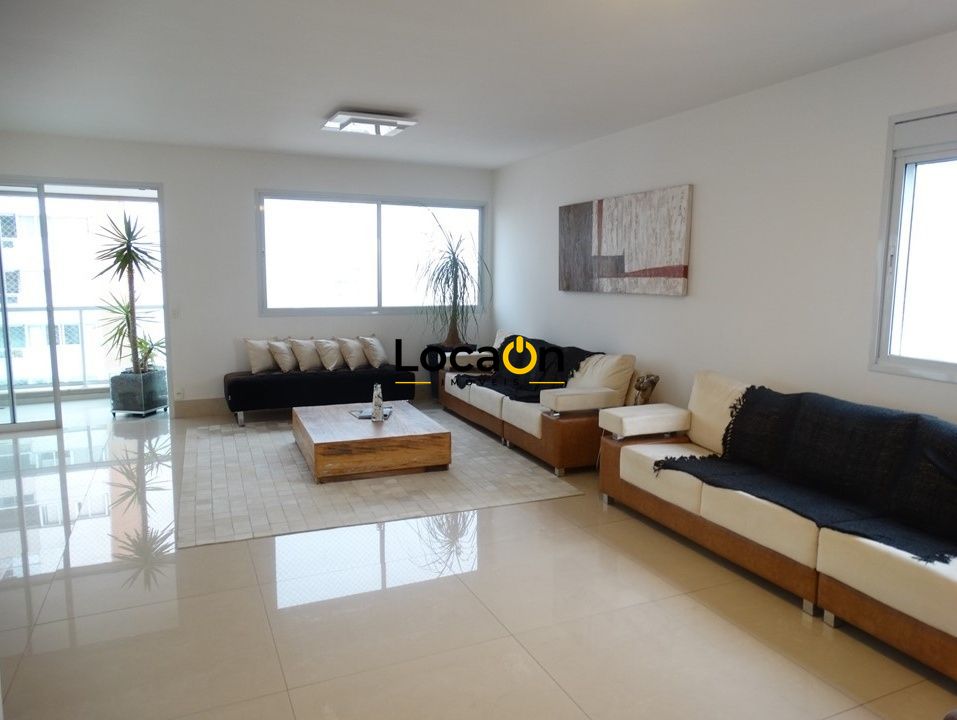ALUGA - Apartamento Mobiliado com 3 Suítes, Alto Padrão no Brooklin - São Paulo