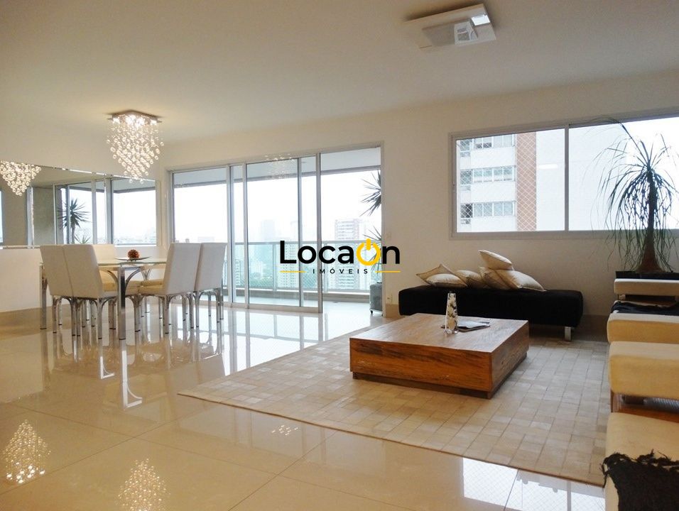 ALUGA - Apartamento Mobiliado com 3 Suítes, Alto Padrão no Brooklin - São Paulo