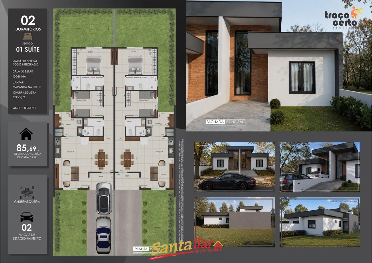Casa, 2 quartos, 85 m² - Foto 9