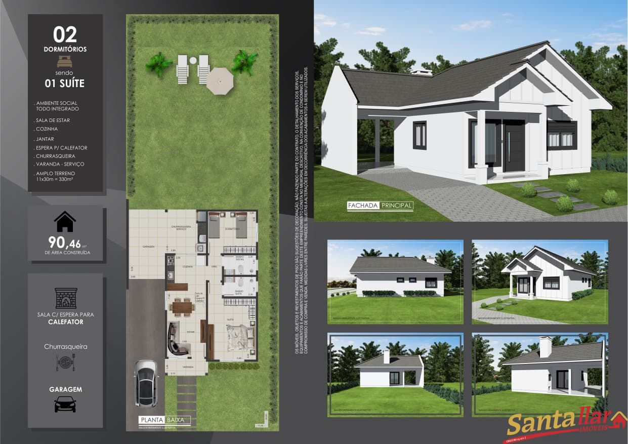 Casa, 2 quartos, 90 m² - Foto 12