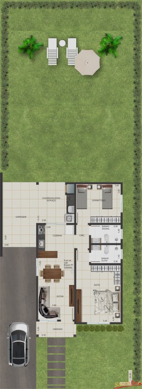 Casa, 2 quartos, 90 m² - Foto 13