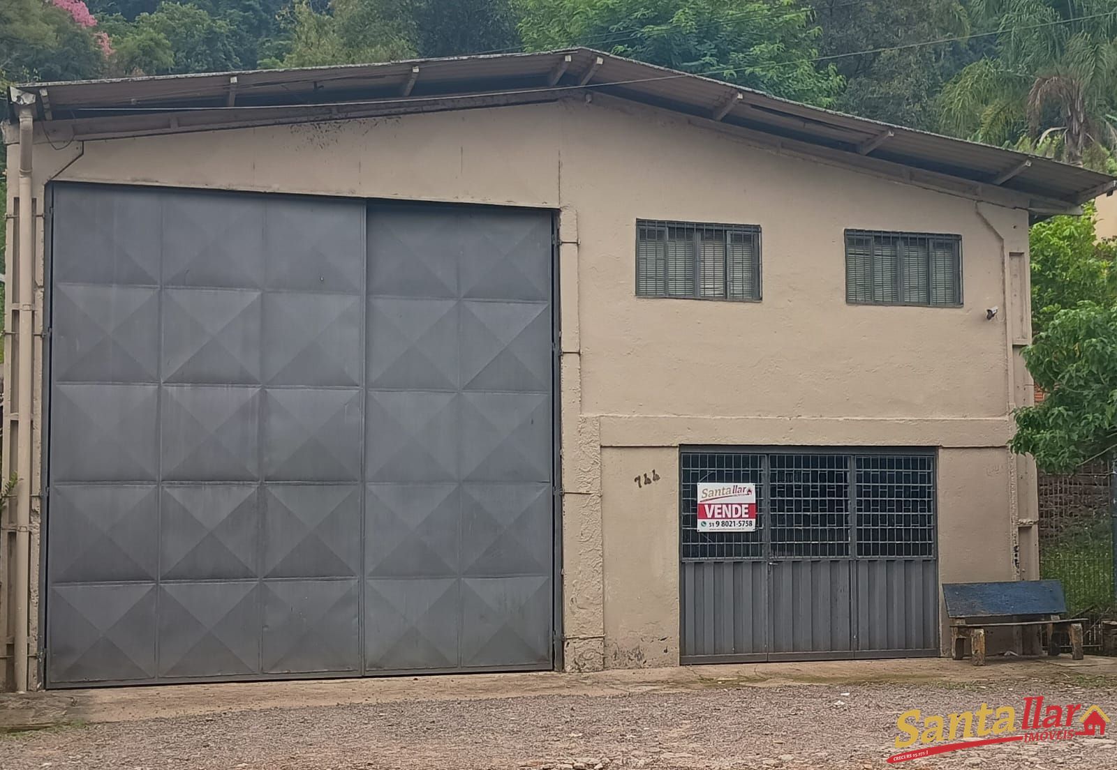 Depósito-Galpão, 469 m² - Foto 1