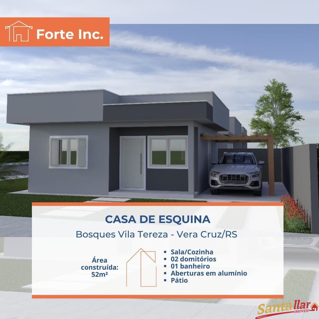 Casa à venda  no Bosque de Villa Thereza - Vera Cruz, RS. Imóveis