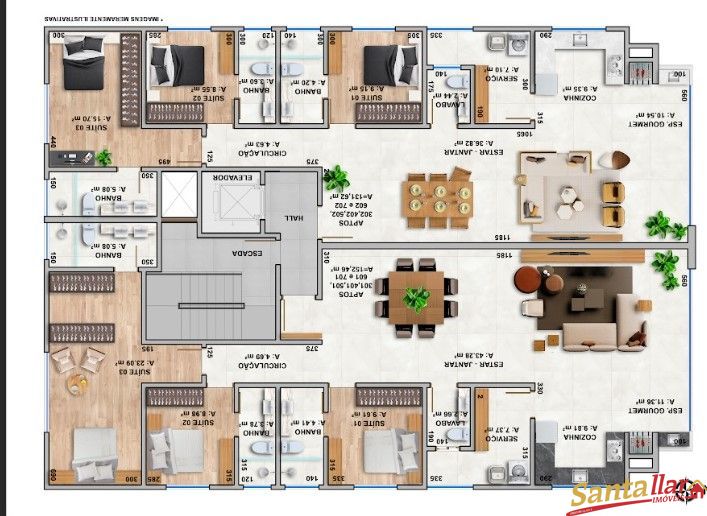 Apartamento à venda com 3 quartos, 131m² - Foto 18