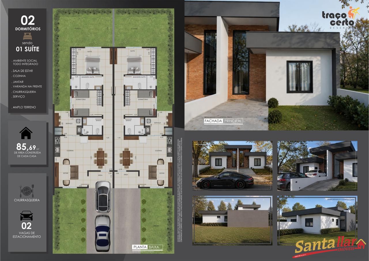 Casa, 2 quartos, 85 m² - Foto 9