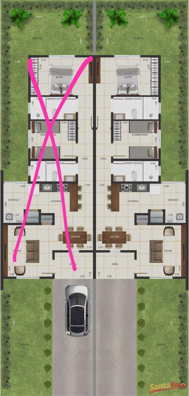 Casa, 2 quartos, 76 m² - Foto 11