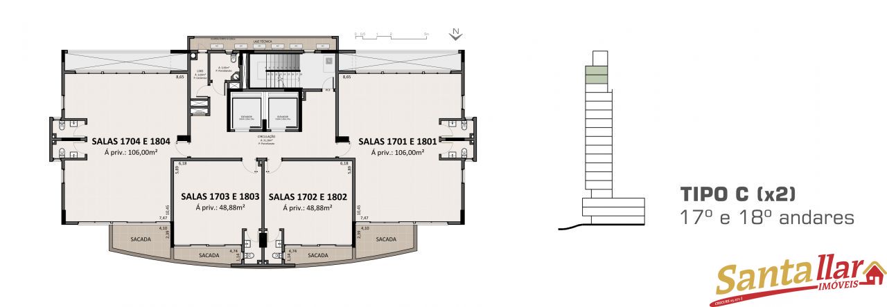 Conjunto Comercial-Sala à venda, 58m² - Foto 12