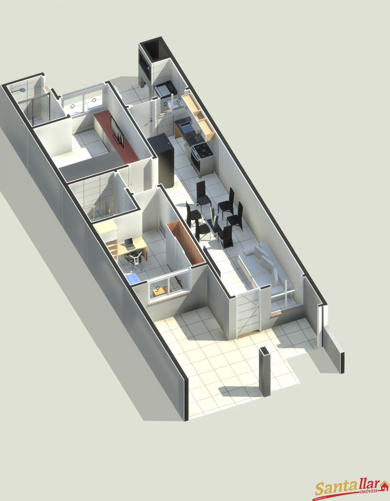 Casa, 2 quartos, 94 m² - Foto 13