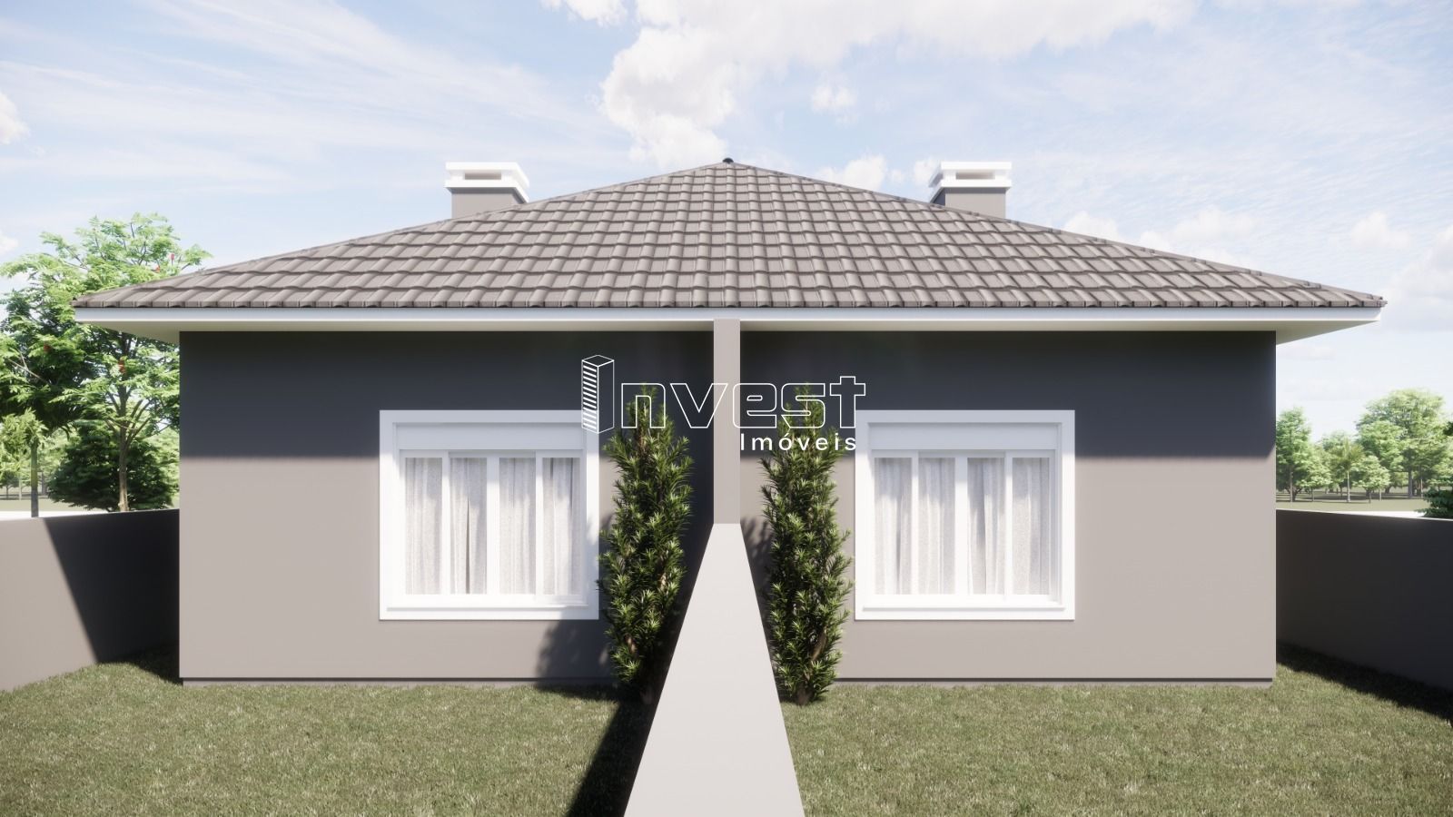 Casa com 2 Dormitórios à venda, 68 m² por R$ 350.000,00 Casa com 2 Dormitórios à venda, 68 m² por R$ 350.000,00