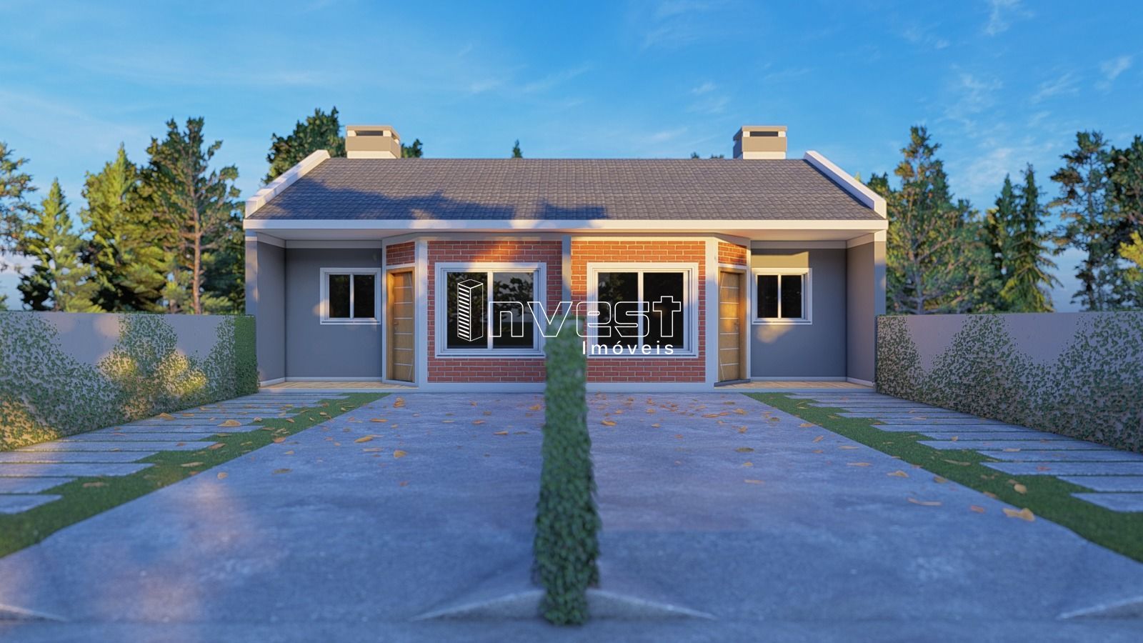 Casa com 2 Dormitórios à venda, 62 m² por R$ 330.000,00 Casa com 2 Dormitórios à venda, 62 m² por R$ 330.000,00