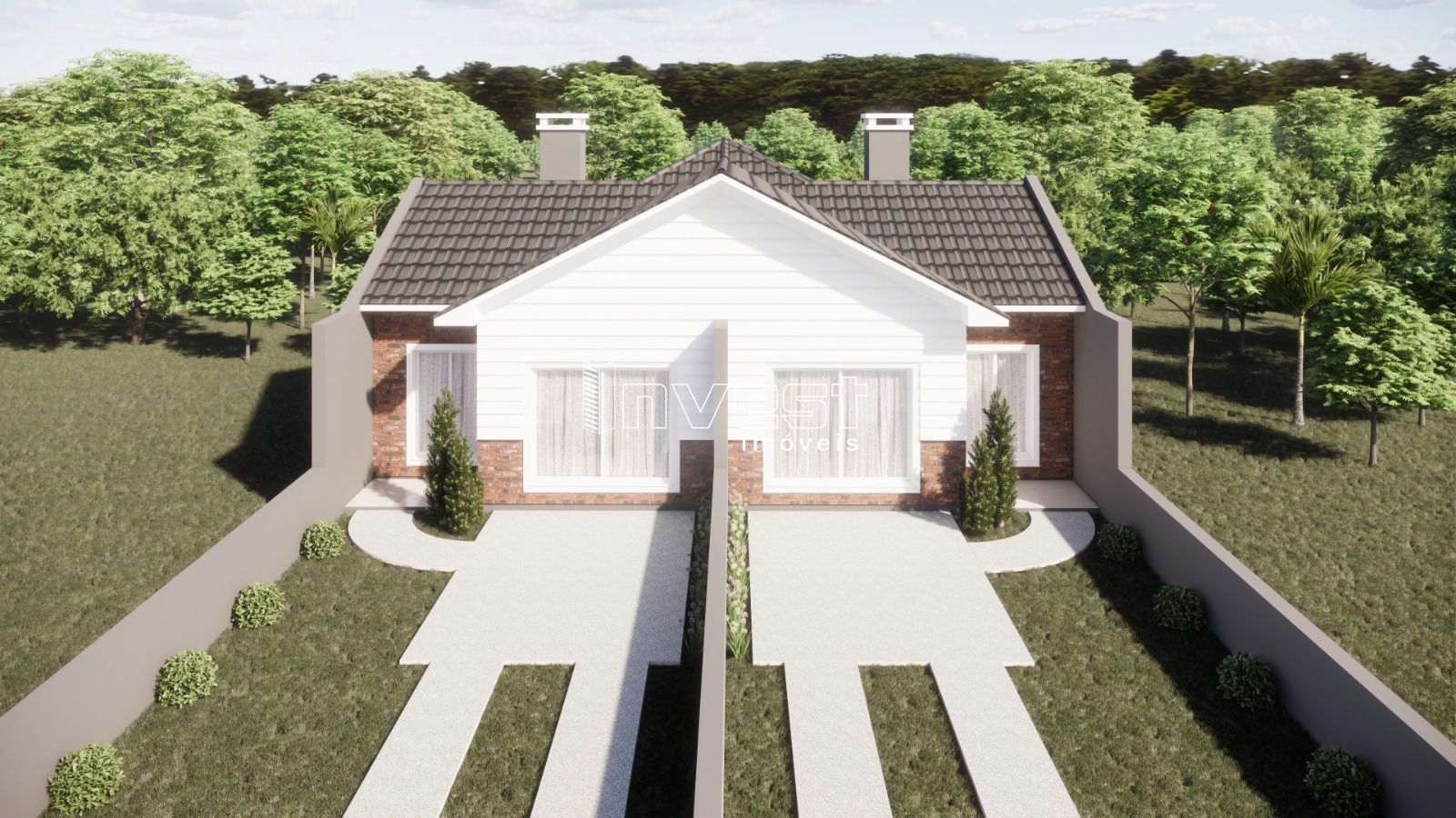 Casa com 2 Dormitórios à venda, 68 m² por R$ 350.000,00 Casa com 2 Dormitórios à venda, 68 m² por R$ 350.000,00