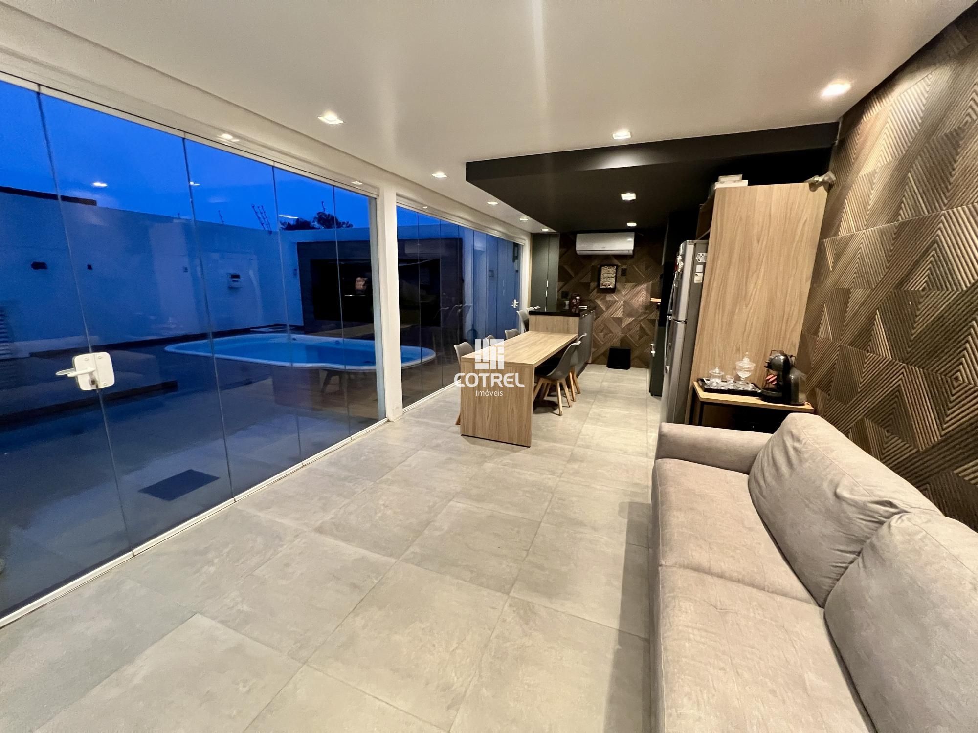 Casa semimobiliada com piscina para locação em condomínio fechado