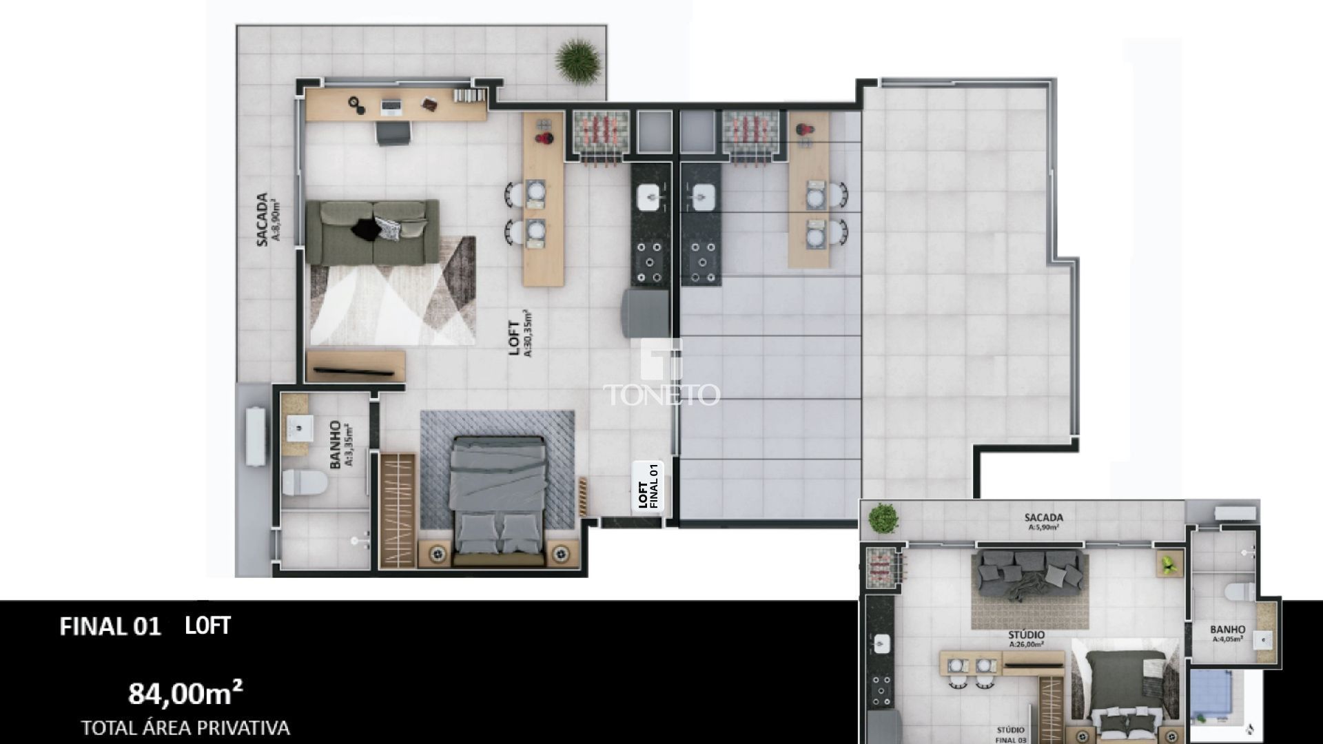 Loja-Salão, 78 m² - Foto 19