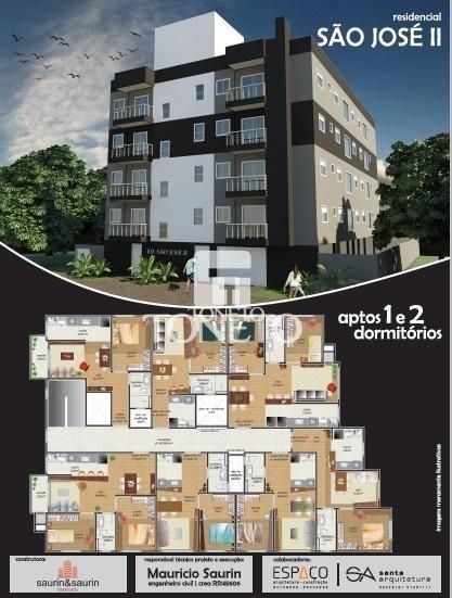 Apartamento, 1 quarto, 34 m² - Foto 1