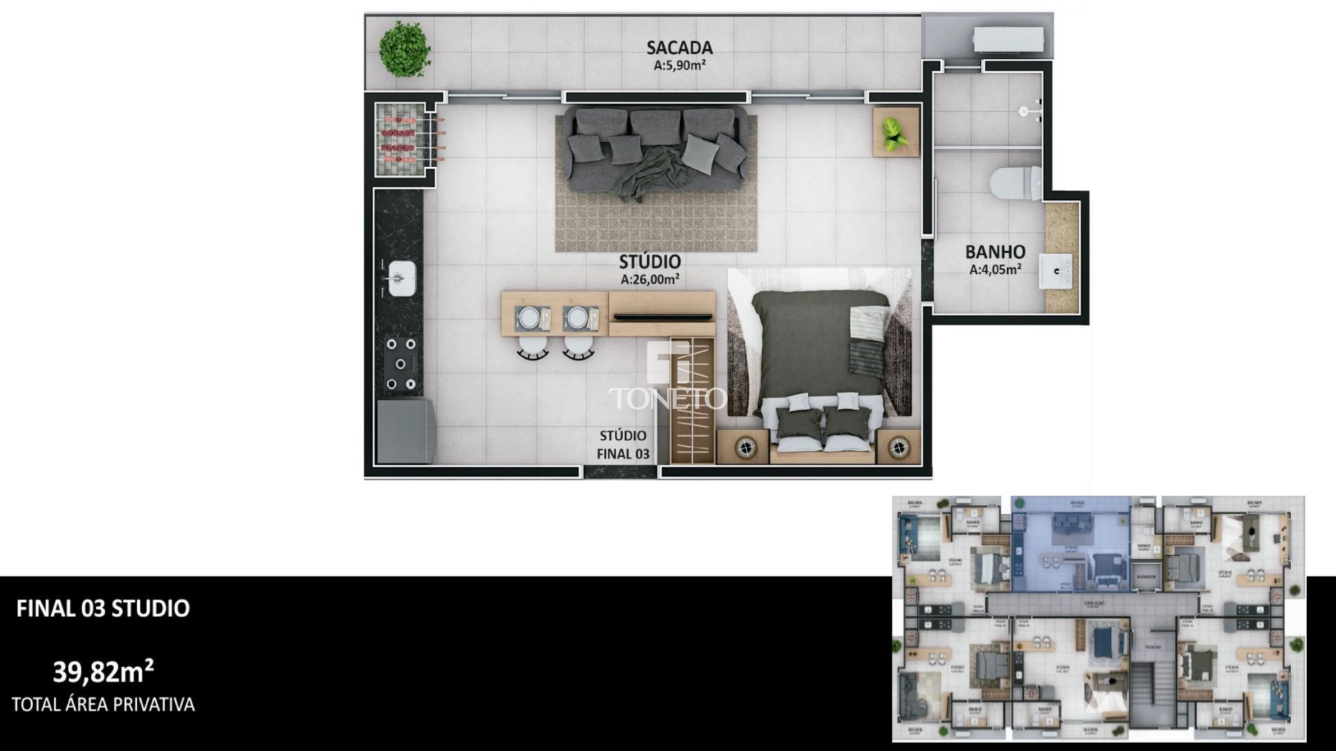 Loja-Salão, 79 m² - Foto 16