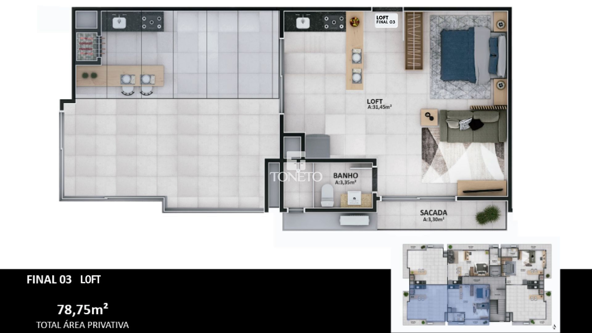 Loja-Salão, 78 m² - Foto 21