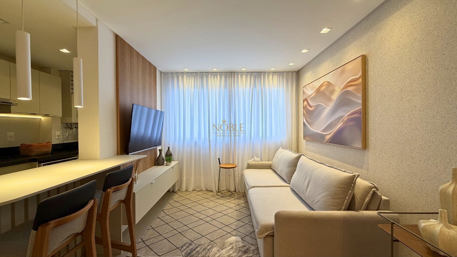 Apartamento com 53m², 1 dormitório, 1 suíte, 1 vaga no Punta Del Sole em Torres para Comprar