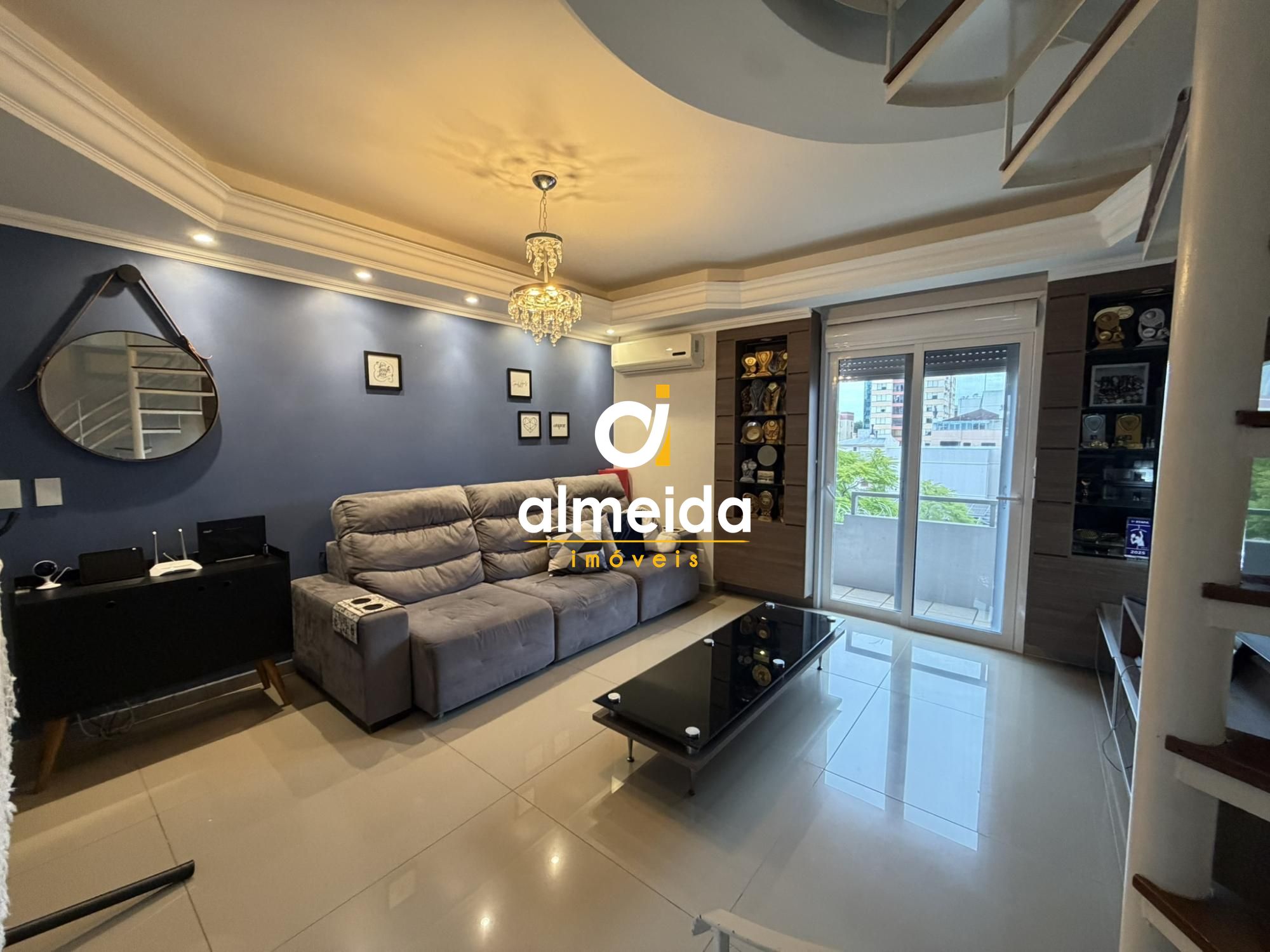 Apartamento duplex 3 quartos no centro de santa maria próxim