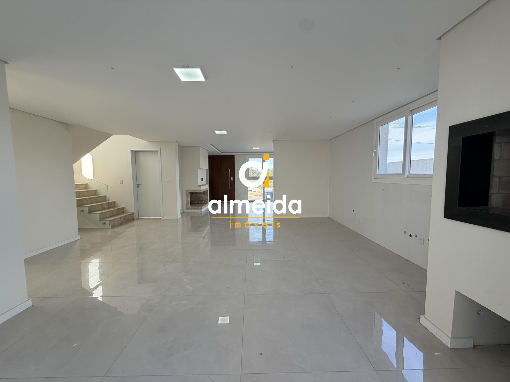 Casa no bairro tomazetti no condominio real park em santa ma