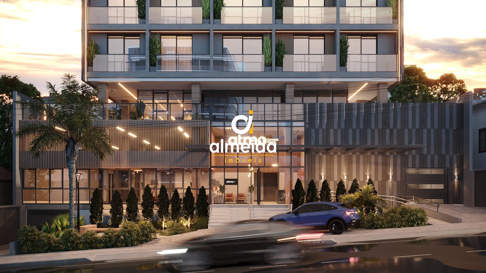 Apartameno studio no atmo concept home em santa maria rs.