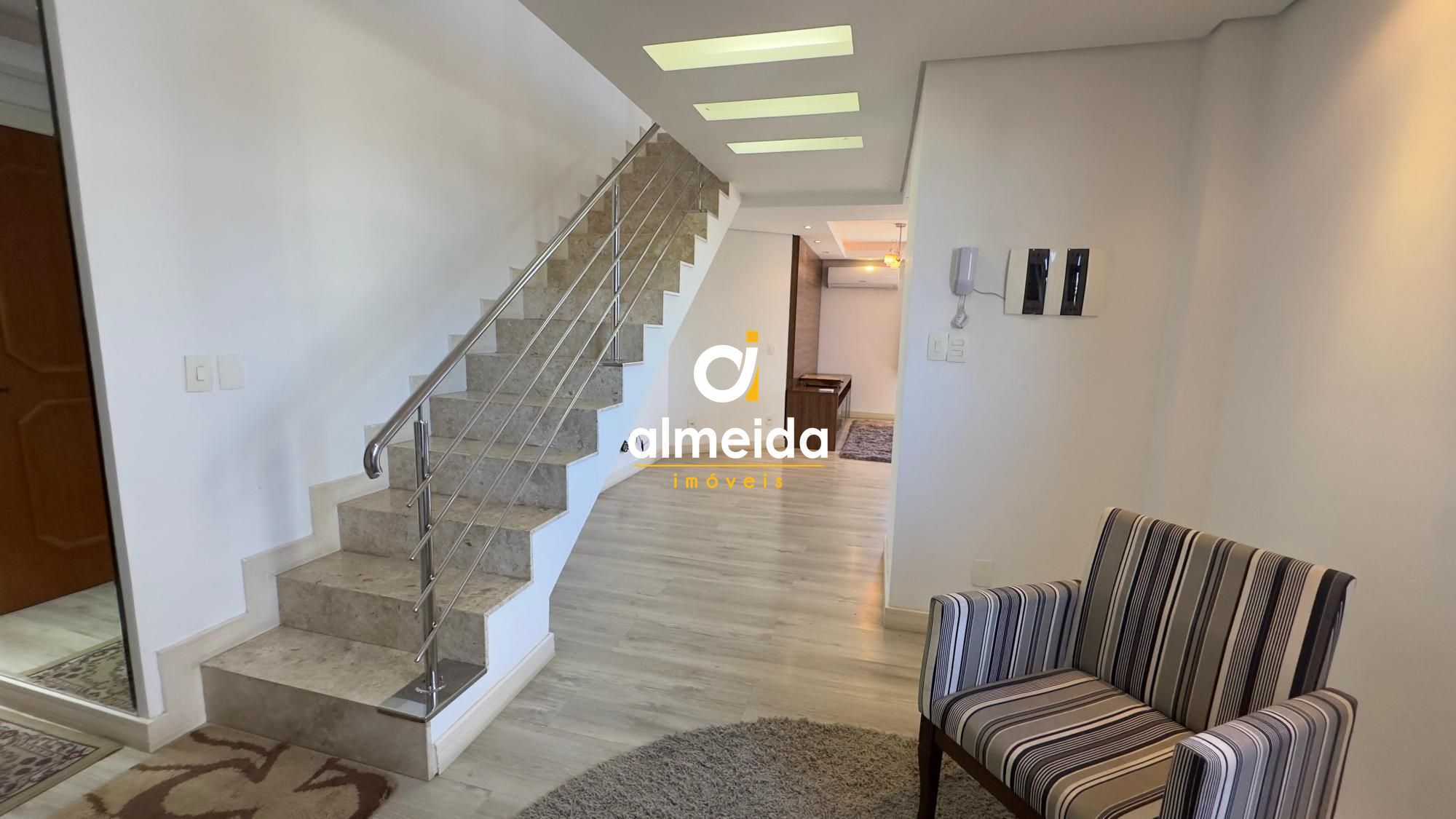 Cobertura duplex, 4 dormitorios, 2 suites, lareira, churrasq