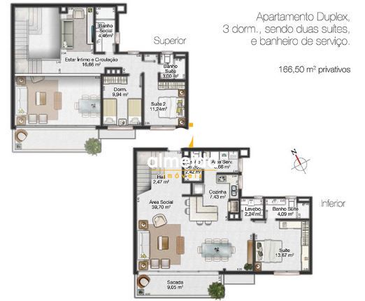 Apartamento à venda com 3 quartos, 166m² - Foto 28