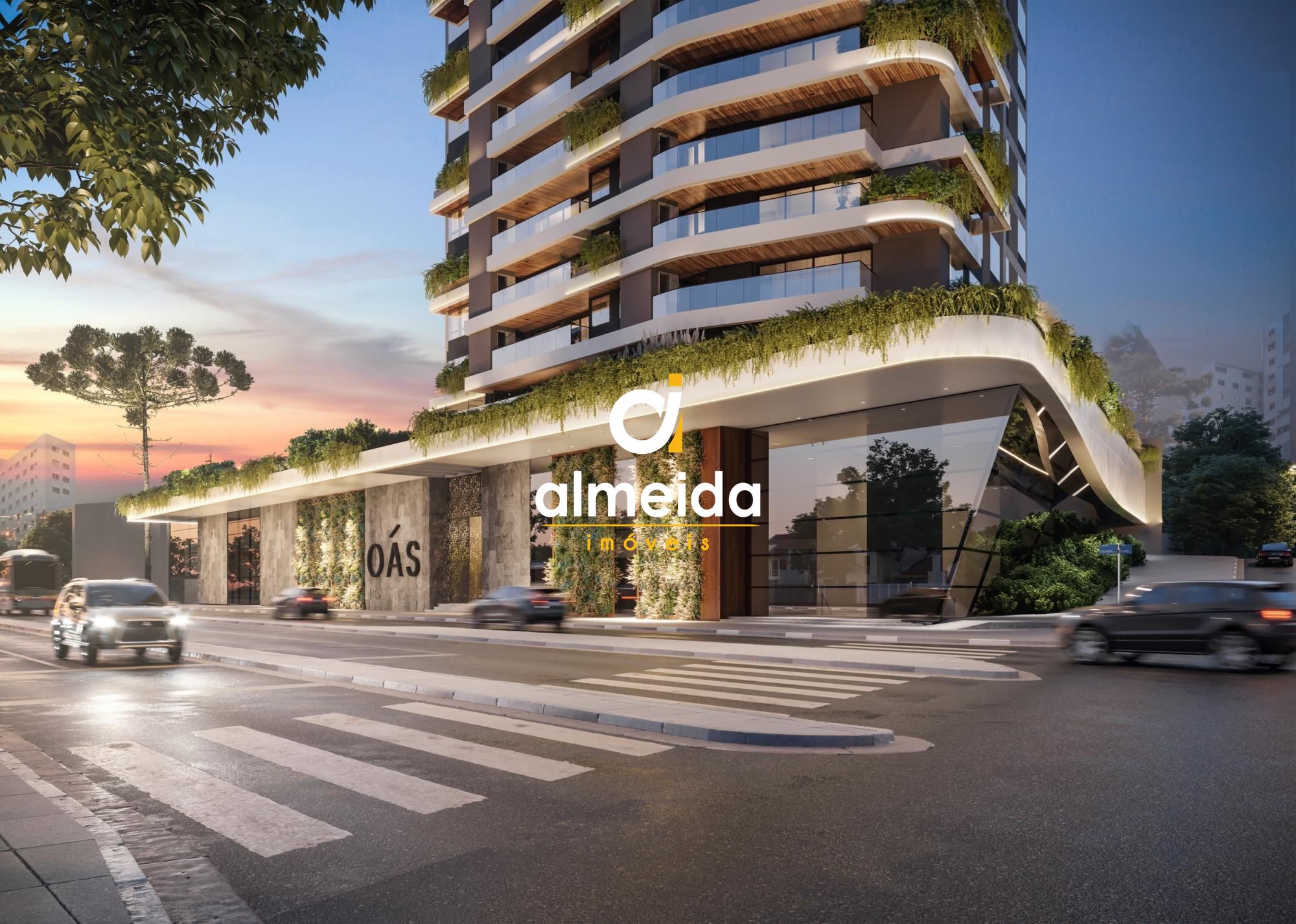 Apartamento 4 dormitorios suites no oás em curitiba pr.
