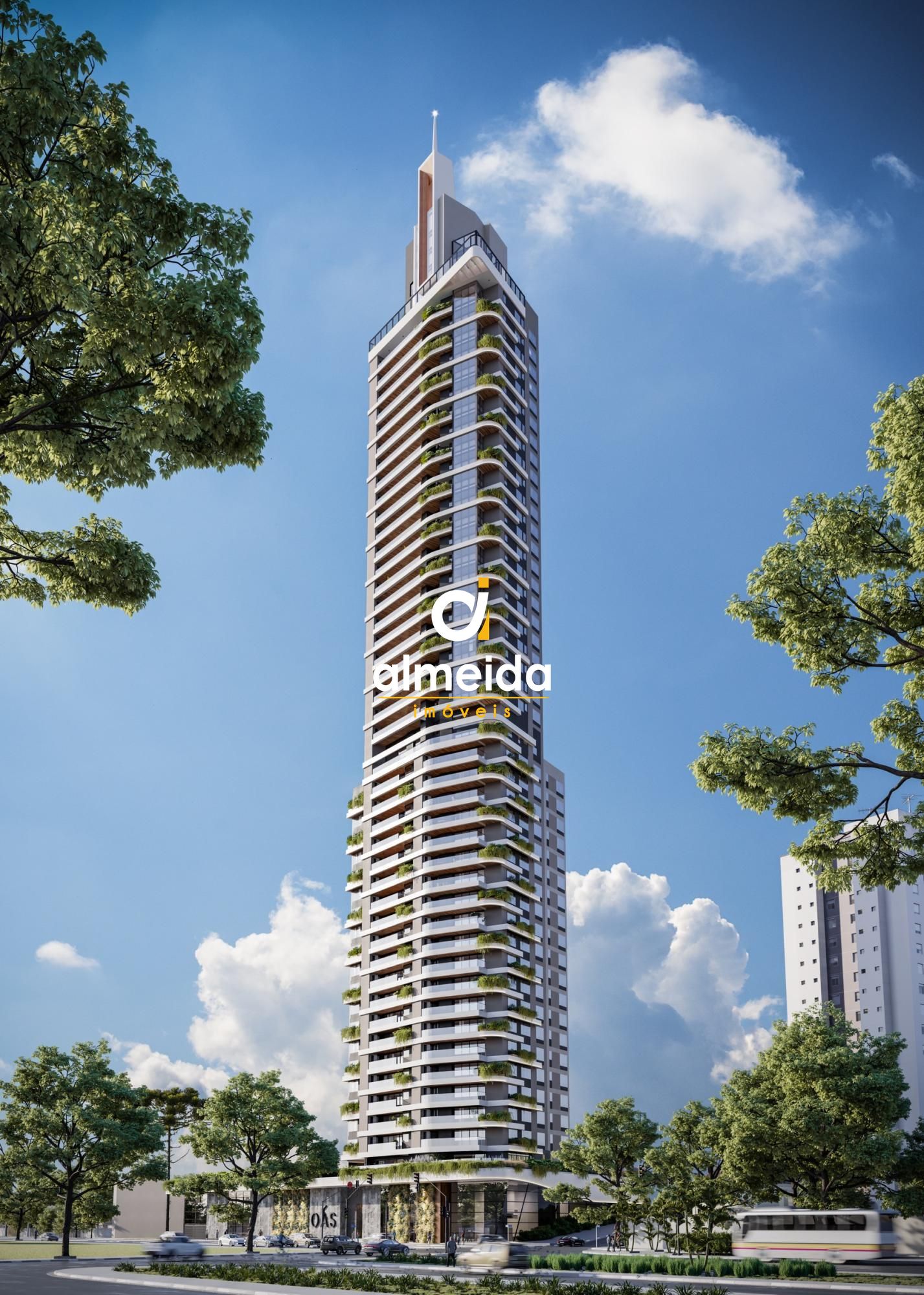 Apartamento 4 dormitorios suites no oás em curitiba pr.